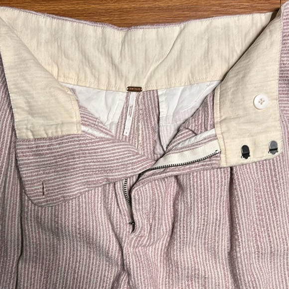 Free People Womens Light at Sunrise Cotton Knit Cropped Pants - Picture 6 of 9